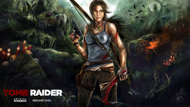 Обои картинки фото tomb, raider, 2013, видео, игры, лара, крофт