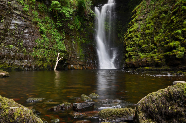 Обои картинки фото природа, водопады, камни, скалы, река