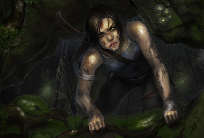 Обои картинки фото tomb, raider, 2013, видео, игры, лара, крофт