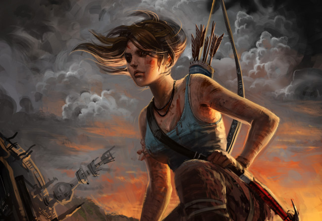 Обои картинки фото tomb, raider, 2013, видео, игры, лара, крофт