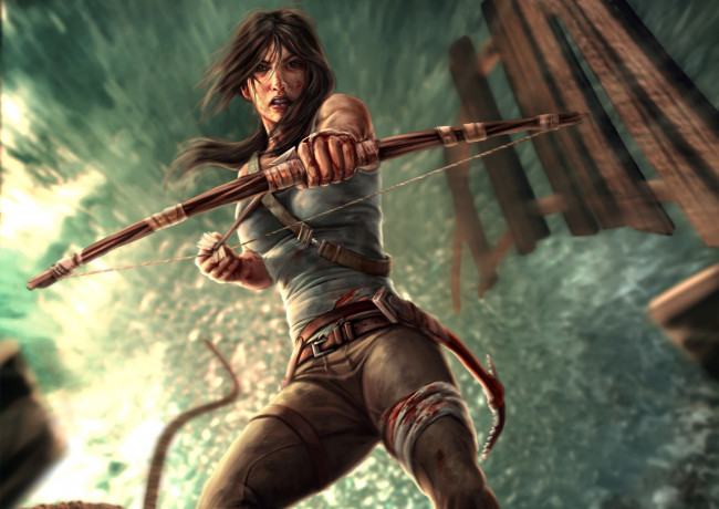 Обои картинки фото tomb, raider, 2013, видео, игры, лара, крофт