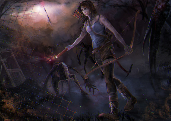 Обои картинки фото tomb, raider, 2013, видео, игры, лара, крофт