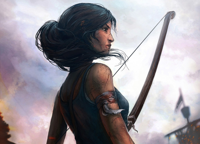 Обои картинки фото tomb, raider, 2013, видео, игры, лара, крофт