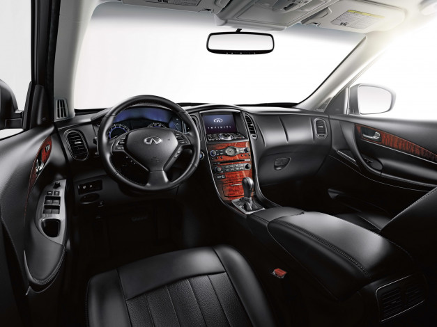 Обои картинки фото автомобили, спидометры, торпедо, j50, 2014г, infiniti, qx50, 3-7