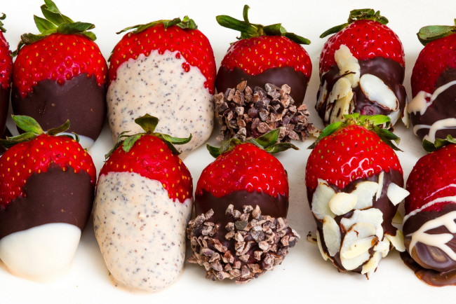 Обои картинки фото еда, клубника,  земляника