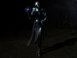 Картинка 3д+графика фантазия+ fantasy воин доспехи оружие магия