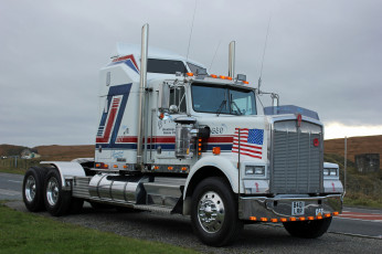 Картинка автомобили kenworth тягач седельный грузовик тяжелый