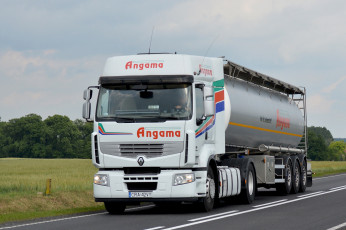 Картинка автомобили renault+trucks тяжелый тягач седельный грузовик