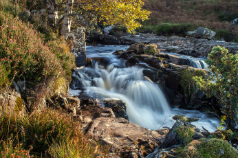 Картинка природа водопады водопад река