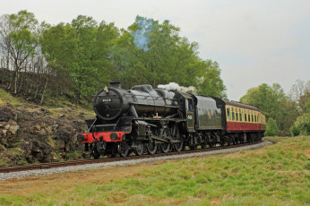 Картинка техника паровозы дорога паровоз железная рельсы