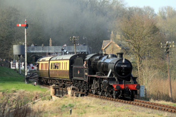 Картинка техника паровозы паровоз рельсы железная дорога