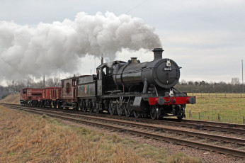 Картинка техника паровозы рельсы дорога паровоз железная