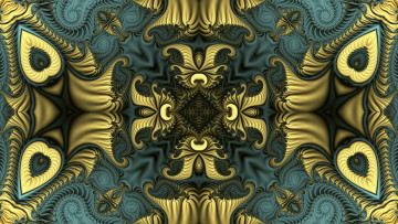 Картинка 3д+графика фракталы+ fractal цвета фон узор