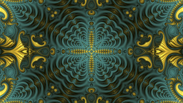 Картинка 3д+графика фракталы+ fractal цвета фон узор