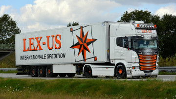 Картинка автомобили scania тягач седельный грузовик тяжелый