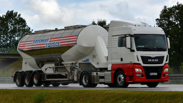 Картинка автомобили man грузовик тягач седельный тяжелый