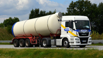 Картинка автомобили man седельный грузовик тяжелый тягач