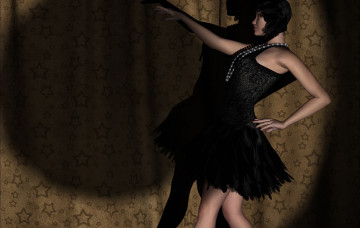 Картинка 3д+графика люди+ people фон взгляд девушка