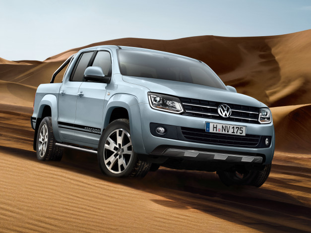 Обои картинки фото автомобили, volkswagen, 2014г, amarok, atacama