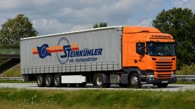 Обои картинки фото автомобили, scania, седельный, грузовик, тяжелый, тягач