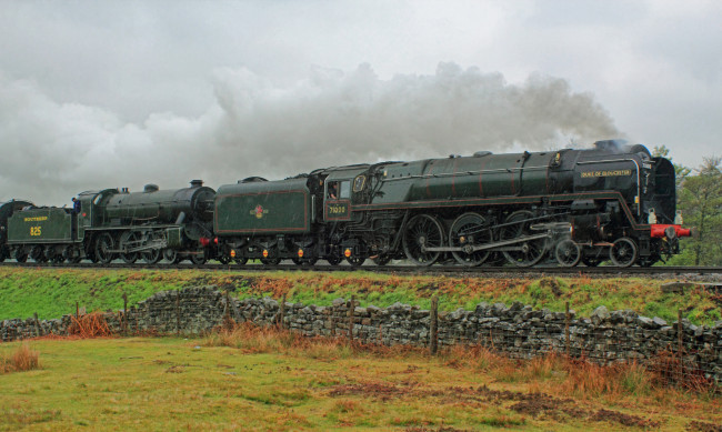 Обои картинки фото техника, паровозы, паровоз, рельсы, дорога, железная