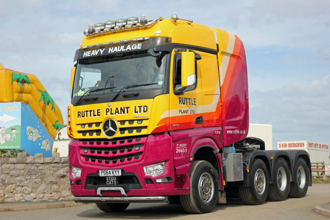 Обои картинки фото автомобили, mercedes trucks, тягач, седельный, грузовик, тяжелый