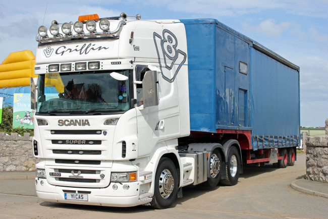 Обои картинки фото автомобили, scania, тяжелый, грузовик, седельный, тягач