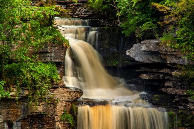 Обои картинки фото природа, водопады, водопад, река