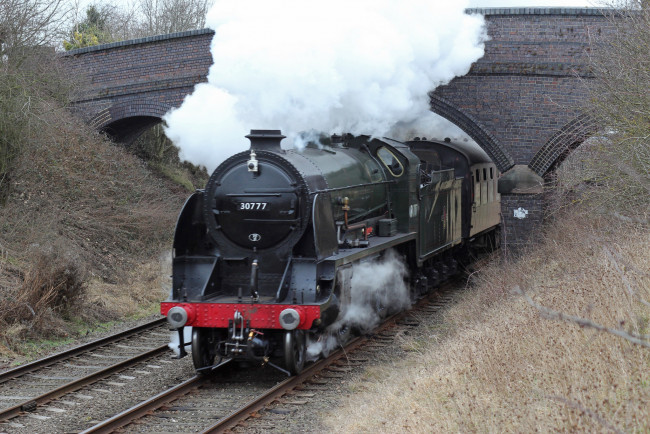 Обои картинки фото техника, паровозы, рельсы, дорога, железная, паровоз