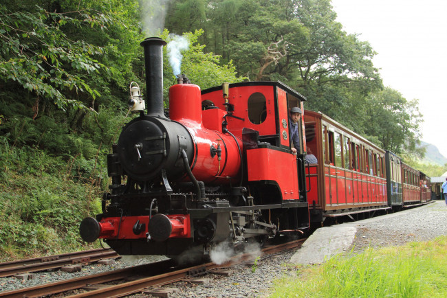 Обои картинки фото техника, паровозы, железная, рельсы, дорога, паровоз