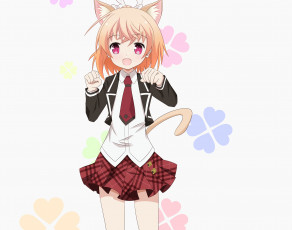 Картинка аниме anne+happy девушка взгляд фон