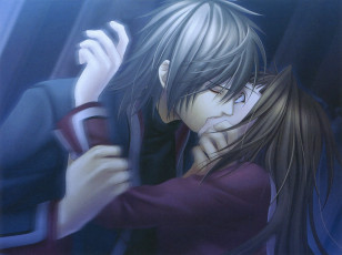Картинка аниме hiiro+no+kakera поцелуй