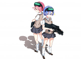 Картинка аниме re +zero+kara+hajimeru+isekai+seikatsu девушки