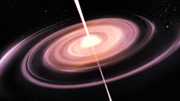 Картинка космос квазары квазар