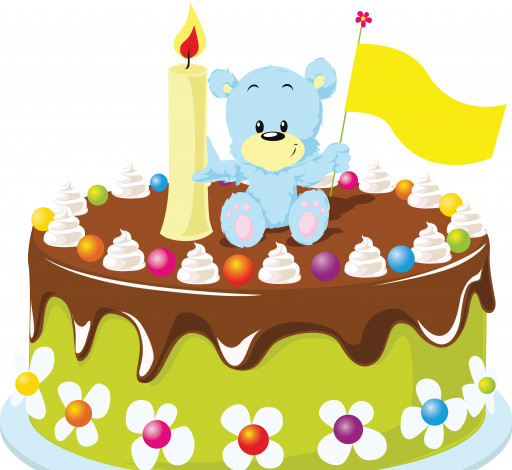 Обои картинки фото векторная графика, еда , food, свеча, торт