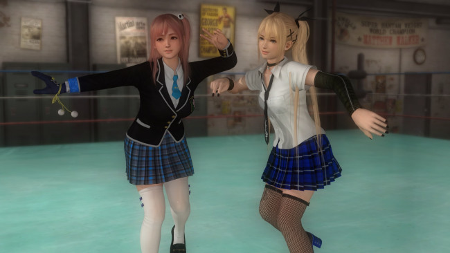 Обои картинки фото 3д графика, фантазия , fantasy, девушки, marie, rose, and, honoka, фон, взгляд