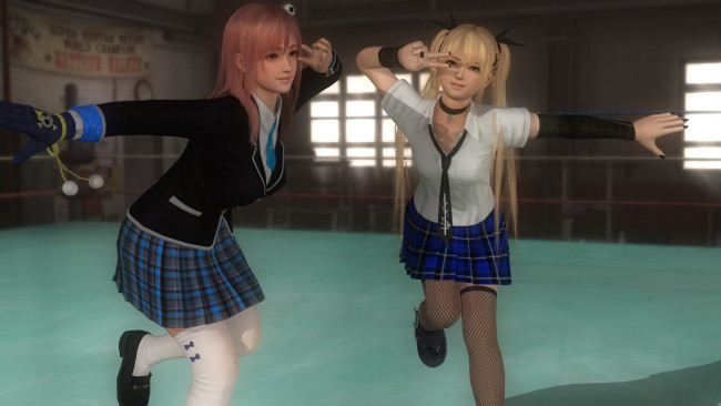 Обои картинки фото 3д графика, фантазия , fantasy, marie, rose, and, honoka, взгляд, девушки, фон