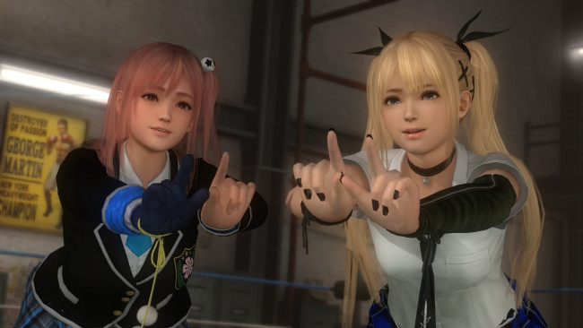 Обои картинки фото 3д графика, фантазия , fantasy, взгляд, marie, rose, and, honoka, фон, девушки