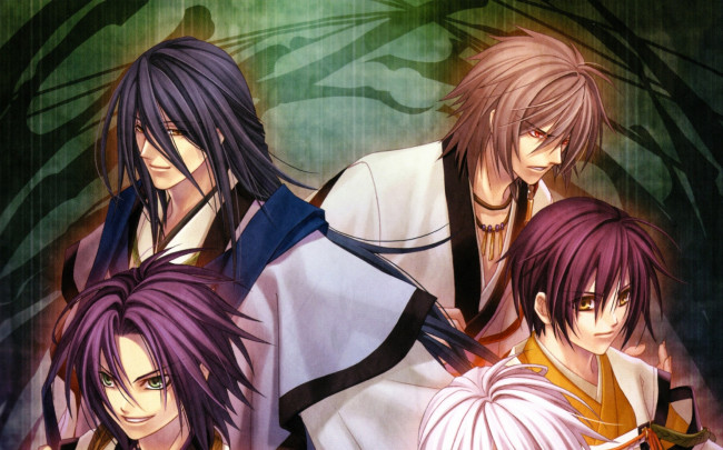 Обои картинки фото аниме, hiiro no kakera, парни