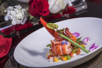 Картинка еда рыбные+блюда +с+морепродуктами краб гарнир вкусно