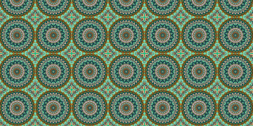 обоя векторная графика, графика , graphics, круги, орнамент, узор, зеленый