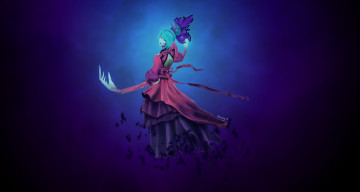 Картинка рисованное комиксы фон девушка платье взгляд