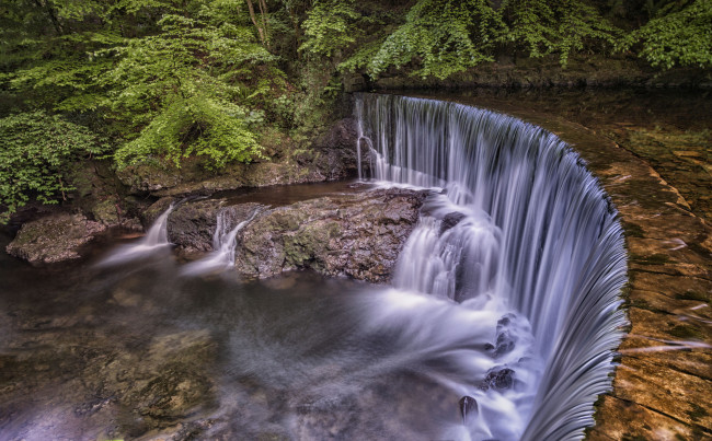 Обои картинки фото природа, водопады, водопад, камни, поток, река, вода, waterfall, rocks, stream, river, water