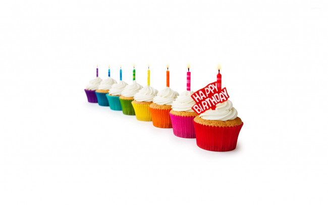 Обои картинки фото праздничные, день рождения, свечи