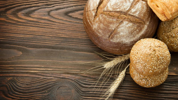 Картинка еда хлеб +выпечка колоски булочки кунжут