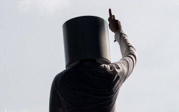 Картинка музыка -временный маска музыкант диджей