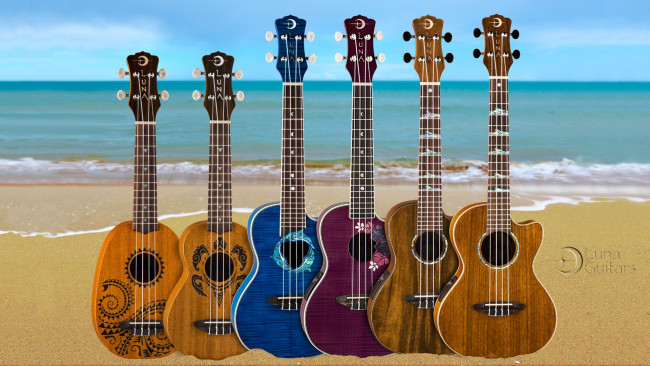 Обои картинки фото музыка, -музыкальные инструменты, водоем, гитара