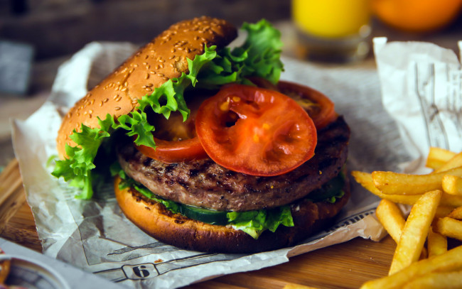 Обои картинки фото еда, бутерброды,  гамбургеры,  канапе, гамбургер