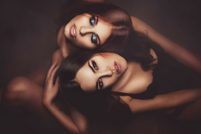 Обои картинки фото две девушки вместе, девушки, - группа девушек, красивая, супер, секси, няша, нежная, классная, модница, лапочка, мадам