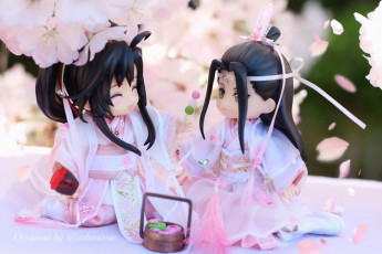 обоя разное, игрушки, куклы, цветение